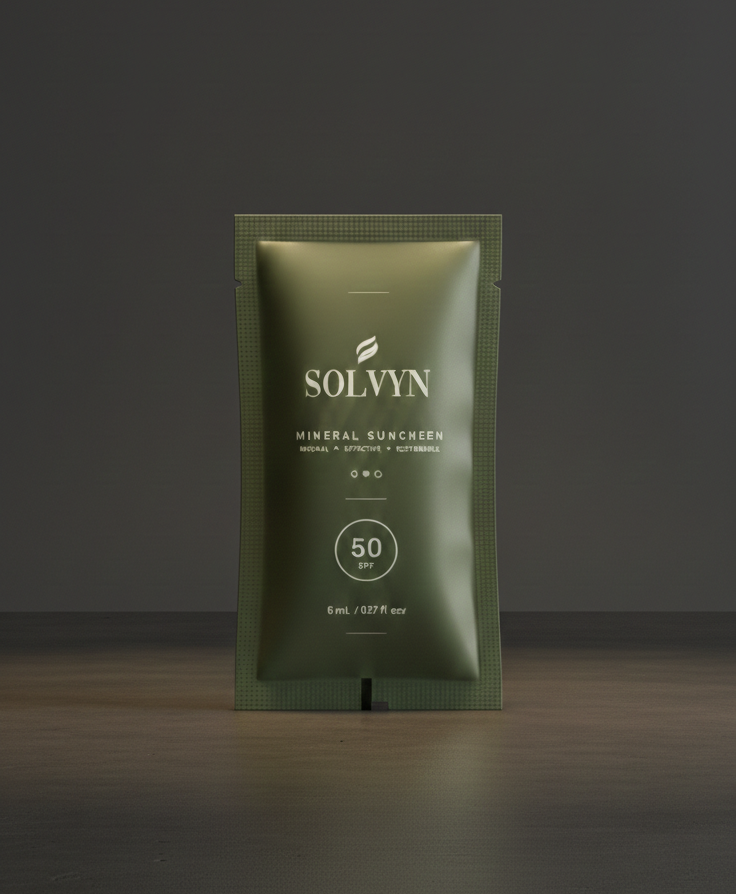 Shield by Solvyn — Mineral Sunscreen SPF 50 single-use pouch